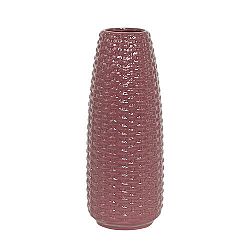 Autronic Keramická váza Knitt, vínová