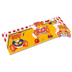 Bino Puzzle na doske Medvede