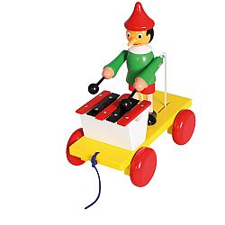 Bino Ťahací Pinocchio s xylofónom