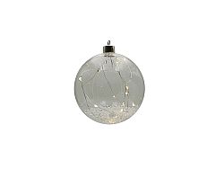 Crystal závesná guľa so strunou 12 LED
