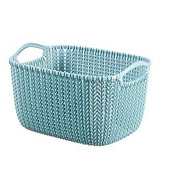 Curver Úložný box Knit 8 l, svetlomodrá