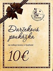 Darčeková poukážka 10 eur