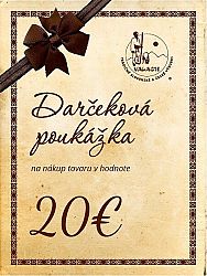 Darčeková poukážka 20 eur