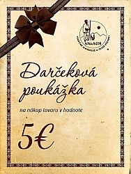 Darčeková poukážka 5 eur