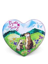 Drevená magnetka Vysoké Tatry - svište