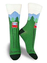 Fusakle ponožky Hrebienok M 39 - 42