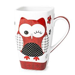 Hrnček Červená sova 600 ml