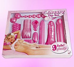 Inšpirujúca 9dielna sada Candy Toy
