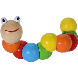 Koopman Drevená húsenica, 26 cm