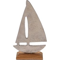 Kovová dekorácia Boat, 22 cm