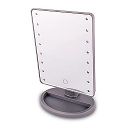 Kozmetické zrkadlo Lumiére, sivá