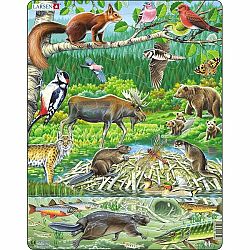 Larsen Puzzle Severský les, 45 dielikov