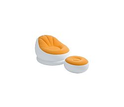 Nafukovacie kreslo Intex Cafe - oranžová
