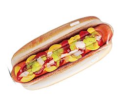Nafukovacie lehátko - hot dog