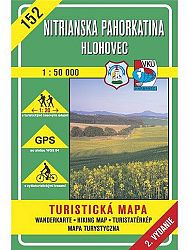 Nitrianska pahorkatina - Hlohovec 152 Turistická mapa 1:50 000