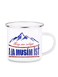 Plechový hrnček hory ma volajú 300ml
