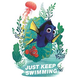 Samolepiaca dekorácia Dory, 48 x 29 cm
