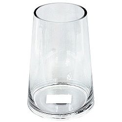 Sklenená váza Vologne číra, 23 cm