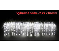 Svietiace mini cencúle 40 LED - sada 2 ks