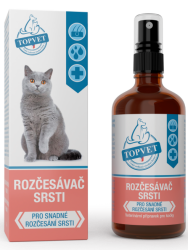 Topvet Rozčesávač srsti pre mačky 100ml