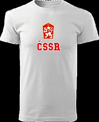 Tričko ČSSR Unisex Biele