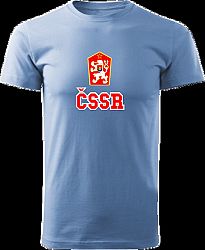 Tričko ČSSR Unisex Svetlomodré