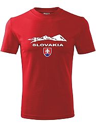 Tričko Slovakia Tatry Unisex Červené