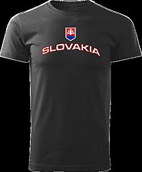 Tričko Slovakia Unisex Čierne