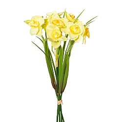 Umelá kytica Narcis žltá, 30 cm