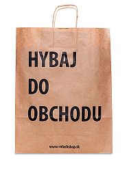 Valach Papierová taška Hybaj do obchodu