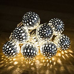 Vianočná reťaz gule LED, 4Home
