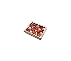 Vianočné gule 4,5 cm - tradičný set