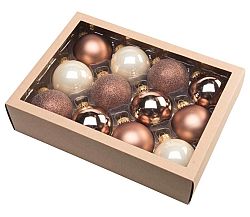 Vianočné gule 6,5 cm - severský set
