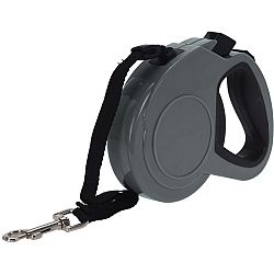 Vodítko pre psa Doggie, tmavosivá