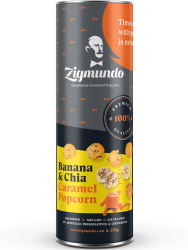 Zigmundo Banán & Chia popcorn 250g