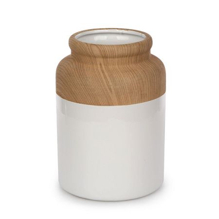 Altom Porcelánová váza Wood, 10 x 15 cm