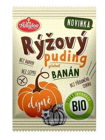 Amylon Puding ryžový - tekvica, banán BIO 40g