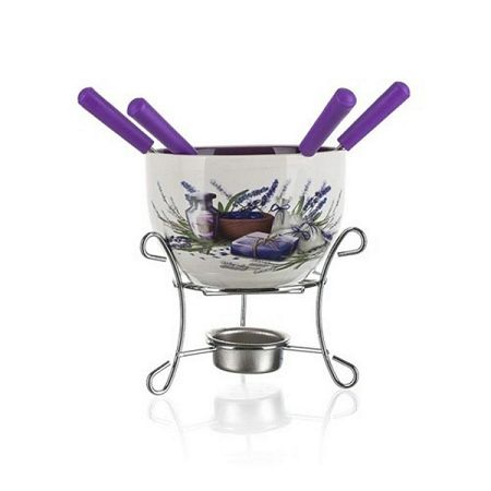Banquet LAVENDER 6-dielny set na fondue, 