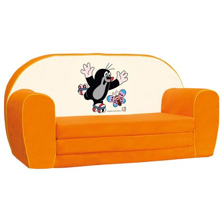 Bino Mini pohovka Krtko oranžová