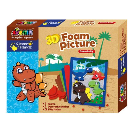 Bino Penové 3D obrázky Dinosaurus