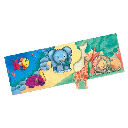 Bino Puzzle na doske ZOO