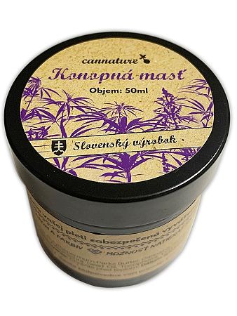 Cannature Konopná masť 50ml