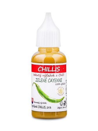 Cayenne zelené - tekuté chilli 30ml