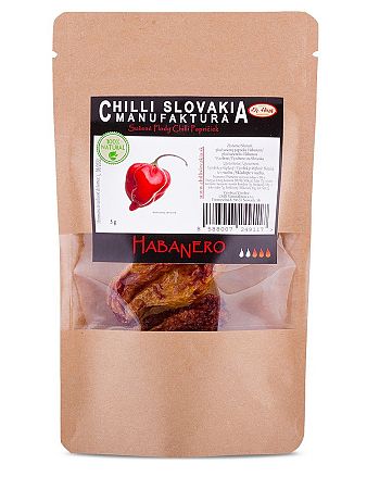Chilli Manufaktúra Sušené chilli papričky celé Habanero 5g
