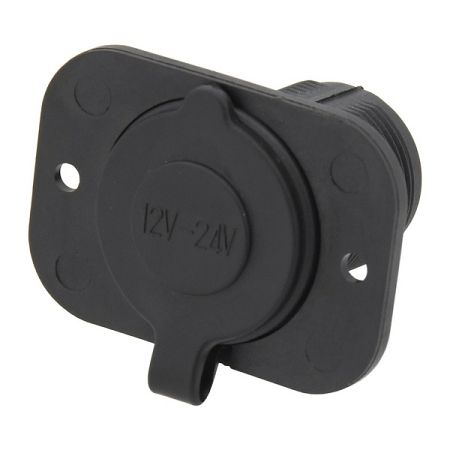 Compass Zásuvka s krytom, 12 V / 24 V