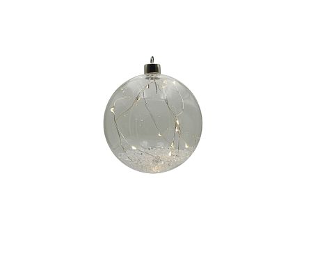 Crystal závesná guľa so strunou 12 LED