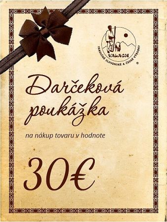 Darčeková poukážka 30 eur
