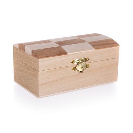 Drevená krabička Chess, 12 x 7 x 6 cm