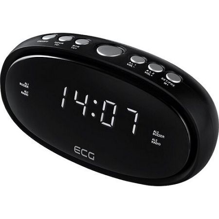 ECG RB 010 Digitálny rádiobudík, čierna