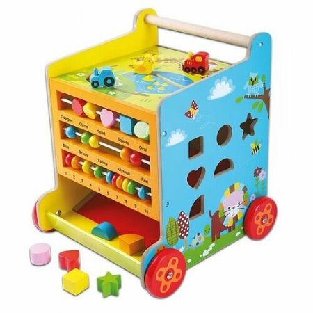 ECOTOYS Motorický vozík 5v1